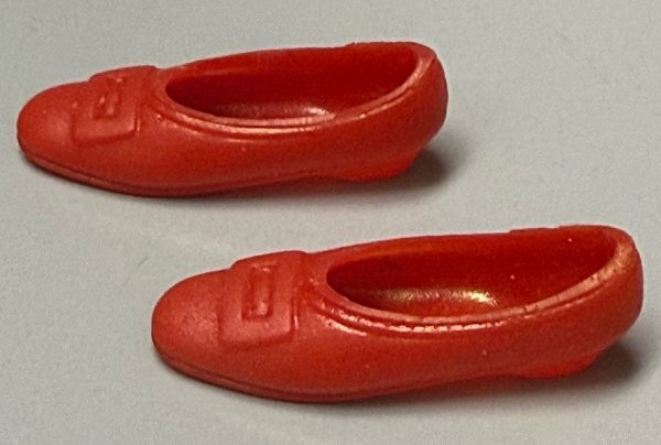 Vintage Francie Soft Flat Buckle "Japan" Shoes (Red) - Image 2