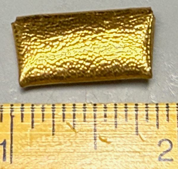 Vintage Tiny Gold Clutch Purse (Barbie Size) - Image 2