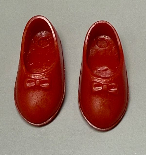 Vintage Tutti Bow Shoes (Red)