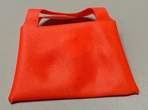 Vintage Barbie Size Vinyl Purse (Orange) - Image 2