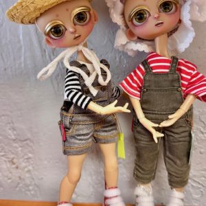 Circus Kane OOAK Sonya 18cm  (7″) Baby Lemur  cocoa latte resin…painted by Nefer