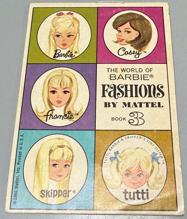 Vintage Barbie 1966 World of Barbie Fashion Booklet (Book 3)