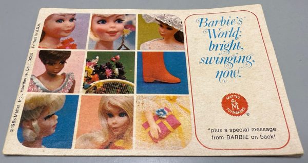 Vintage Barbie 1968 Barbie's World Fashion Booklet