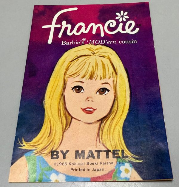 Vintage Barbie 1965 Francie Fashion Booklet