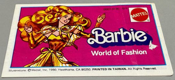 Vintage Barbie World of Fashion Booklet