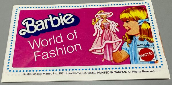 Vintage Barbie World of Fashion Booklet