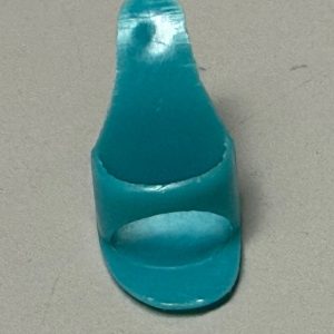 Vintage Barbie Open Toe “Japan” Heels (Turquoise/American Girl) RIGHT SHOE ONLY