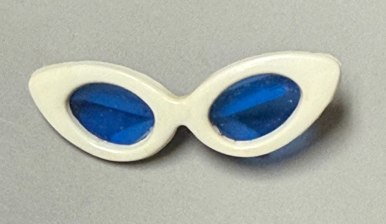 Vintage Barbie White Cat Eye Sunglasses
