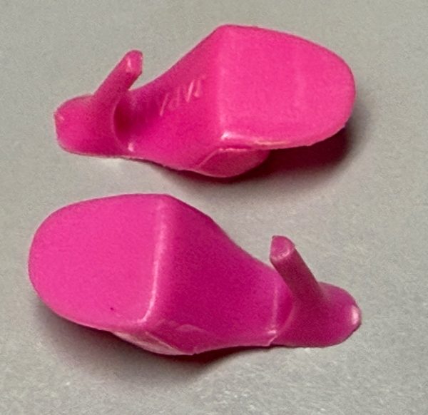 Vintage Barbie Open Toe "Japan" Heels (Hot Pink) - Image 3