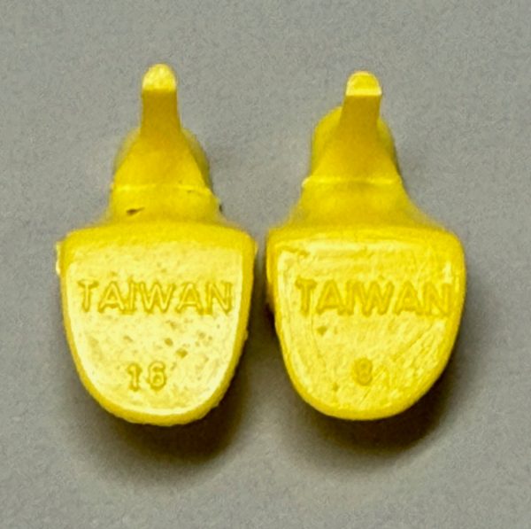Vintage Barbie Open Toe "Taiwan" Heels (Yellow) - Image 3