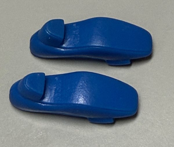 Vintage Barbie/Francie Soft Bow Shoes (Blue) - Image 3