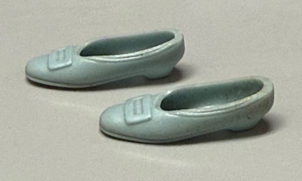 Vintage Francie Soft Flat Buckle "Japan" Shoes (Blue)