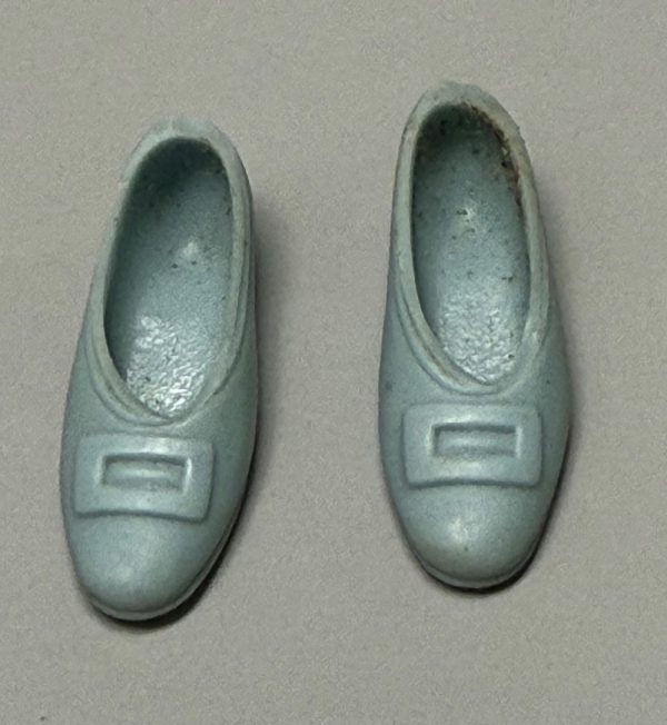 Vintage Francie Soft Flat Buckle "Japan" Shoes (Blue) - Image 2