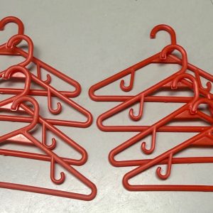 Vintage Red Hangers for Small Dolls including Barbie (28)
