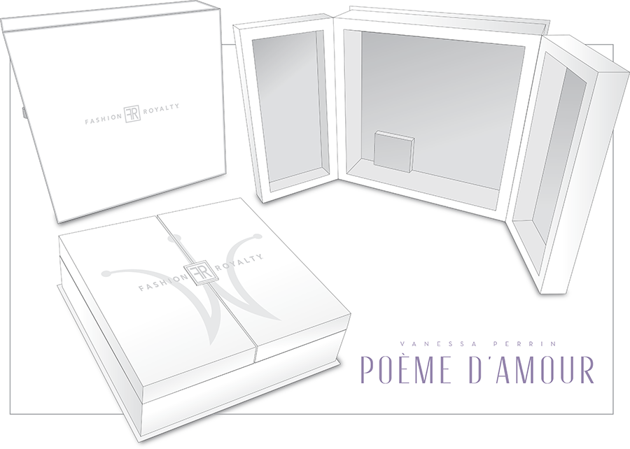 2024 WClub Fashion Royalty Poeme d'Amour Vanessa Perrin Gift Set - Image 14