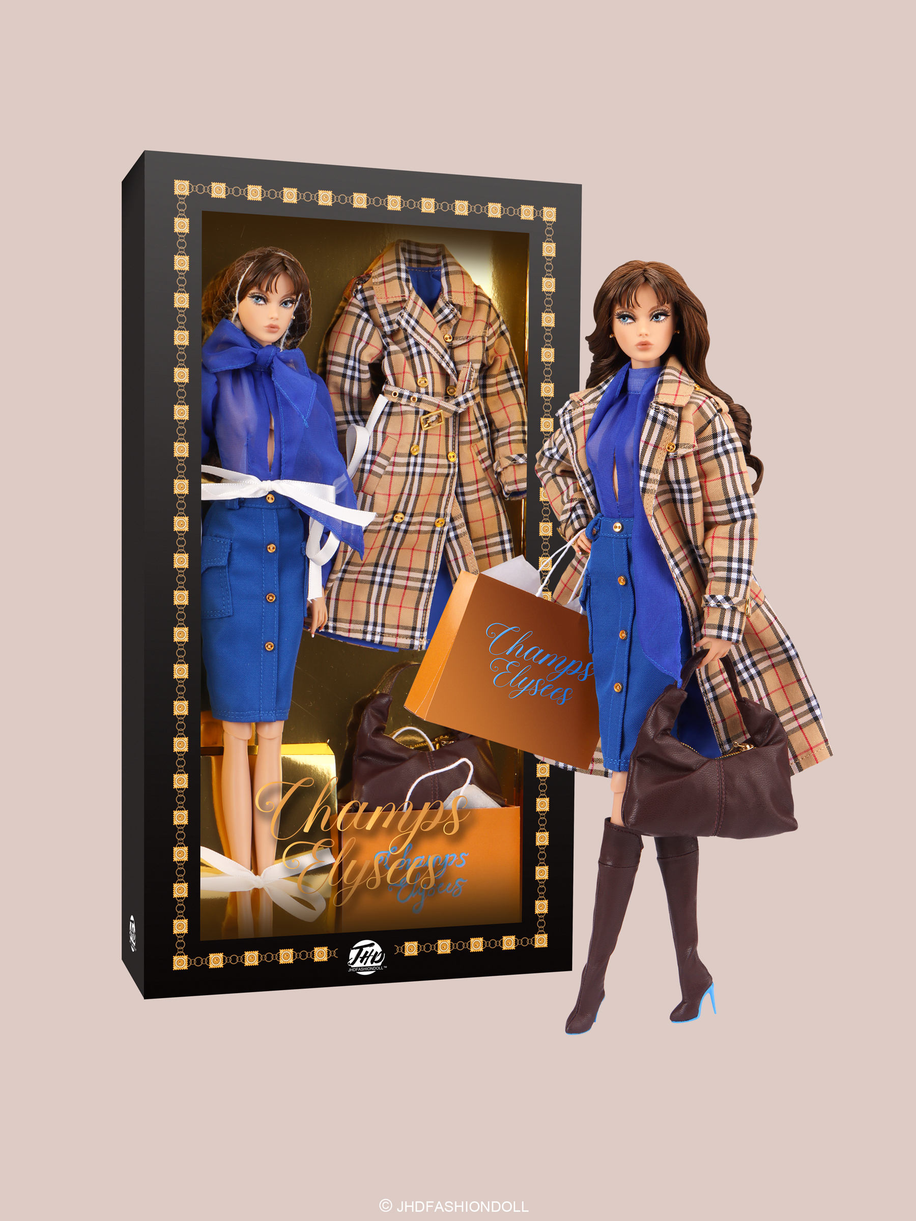 JHD Fashion Doll Champs-Elysees 2 Gloria (2025 Convention) – Doll