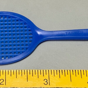 Vintage Blue Plastic Tennis Racket (Barbie/Ken Size)