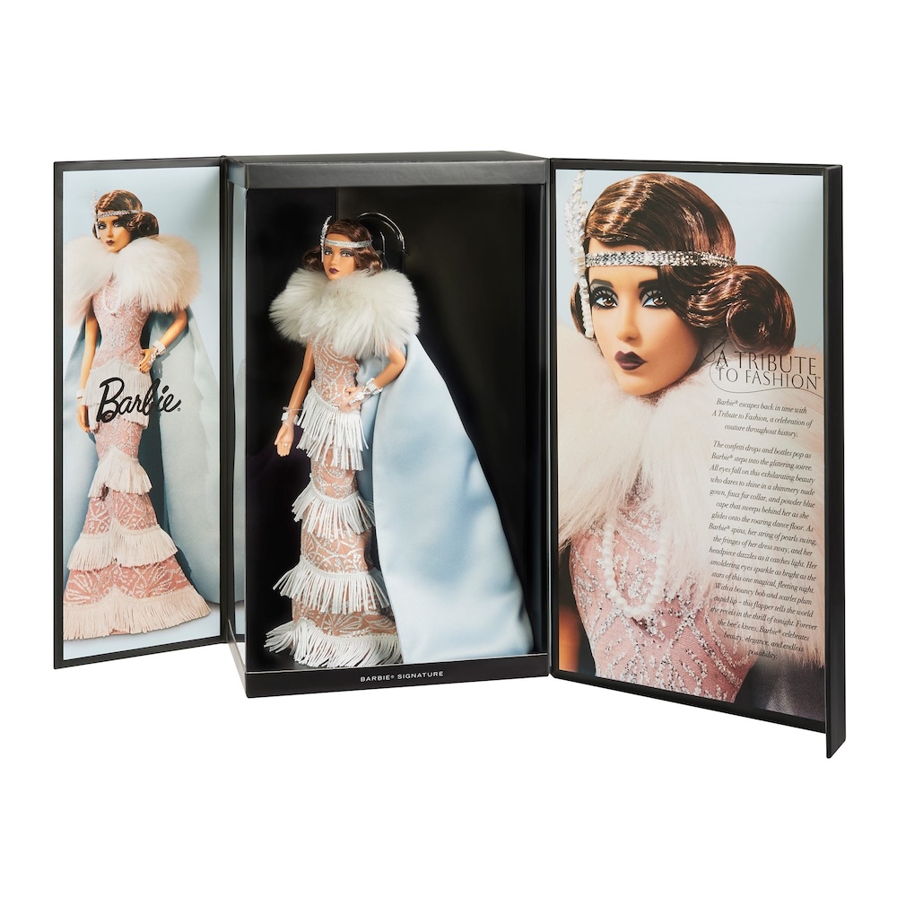 JBH89 A Tribute to Fashion Barbie Doll #2. NRFB in Shipper - Image 6