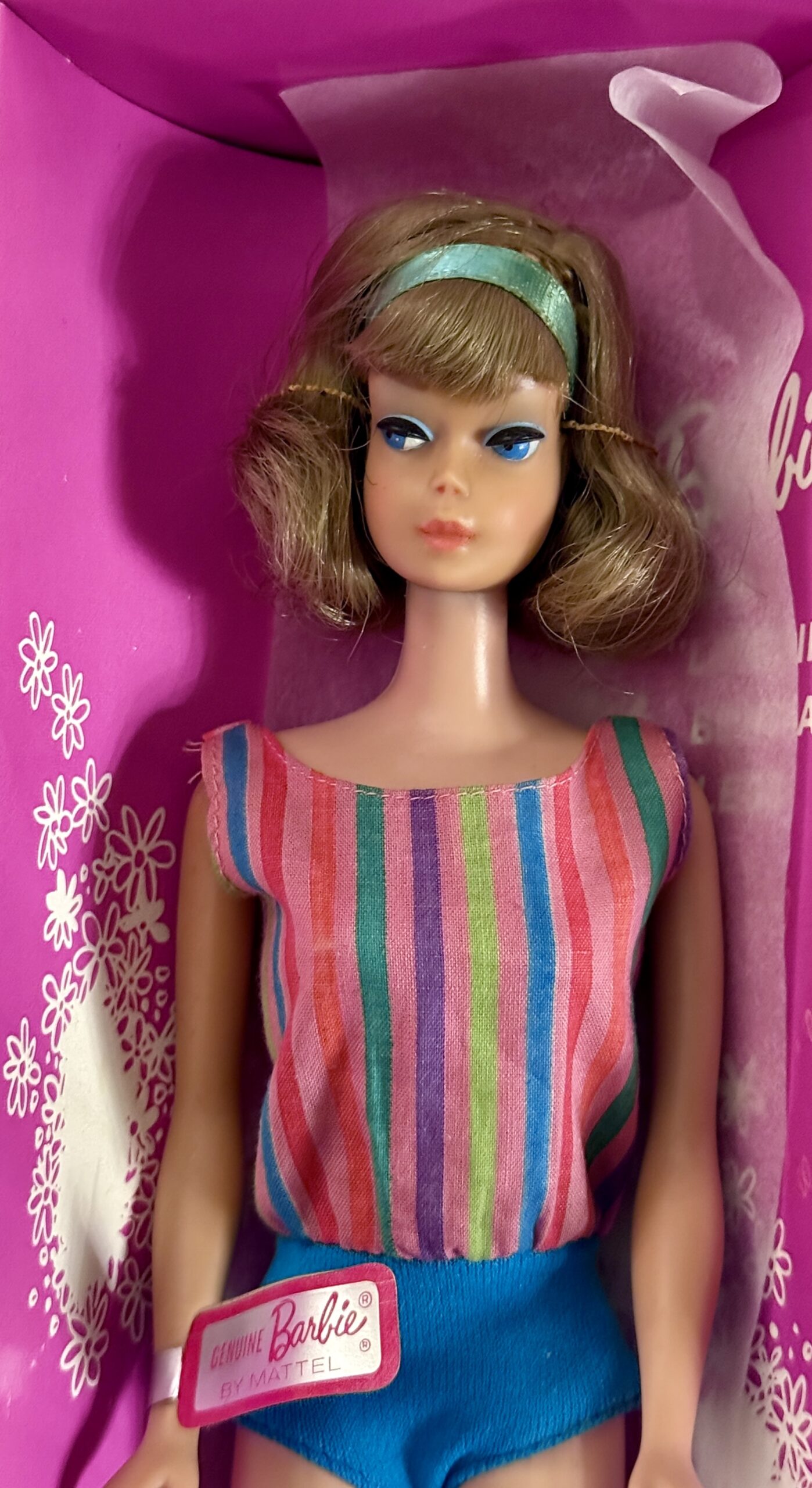 #1070 Vintage American Girl Ash Blonde Side Part w/Bendable Legs NRFB only removed from box for pictures - Image 16
