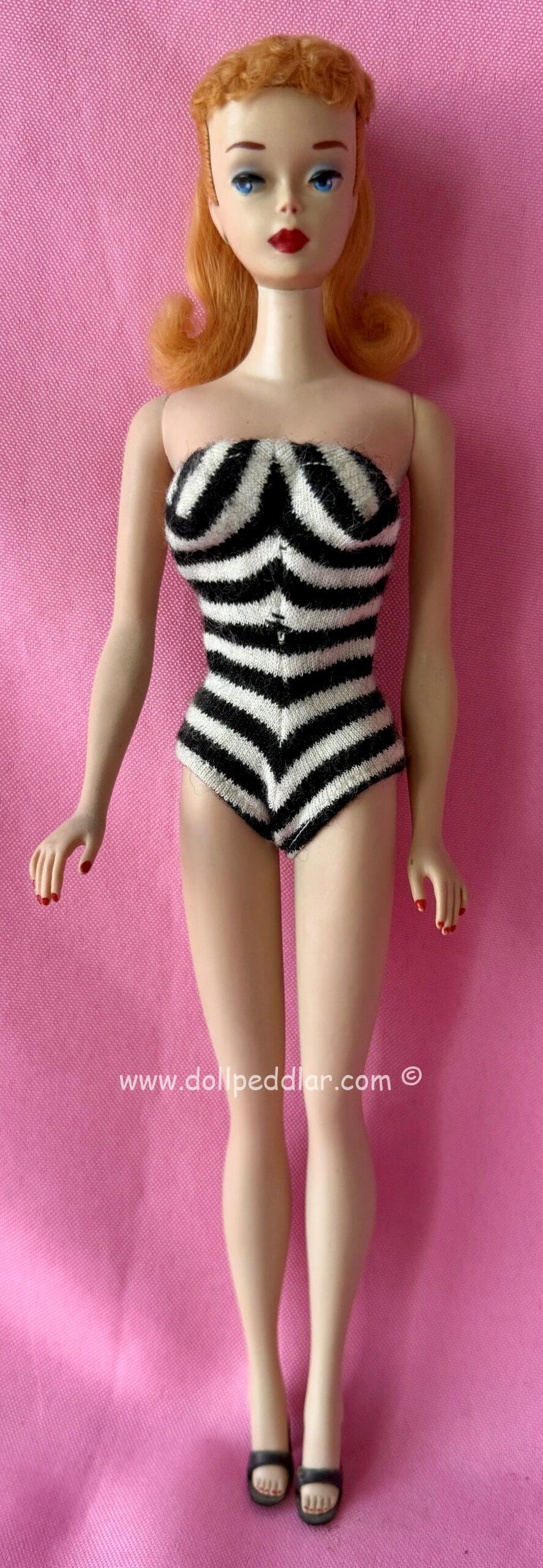 Vintage #3 Blonde Ponytail Barbie in Swimsuit MINT/NEAR MINT - Image 2