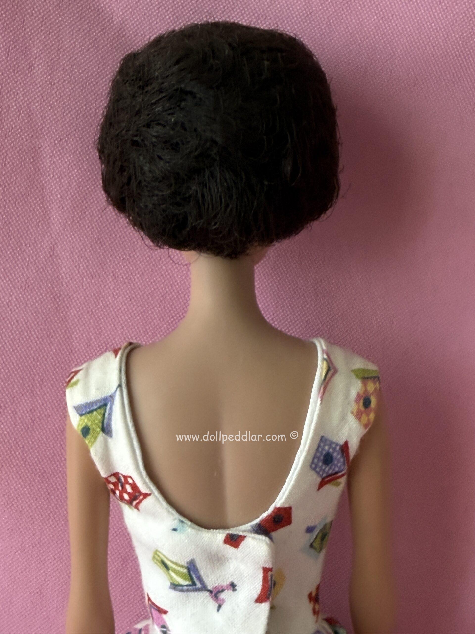 Vintage Brunette Bubble Cut Barbie in Replica Dress MINT/NEAR MINT - Image 10
