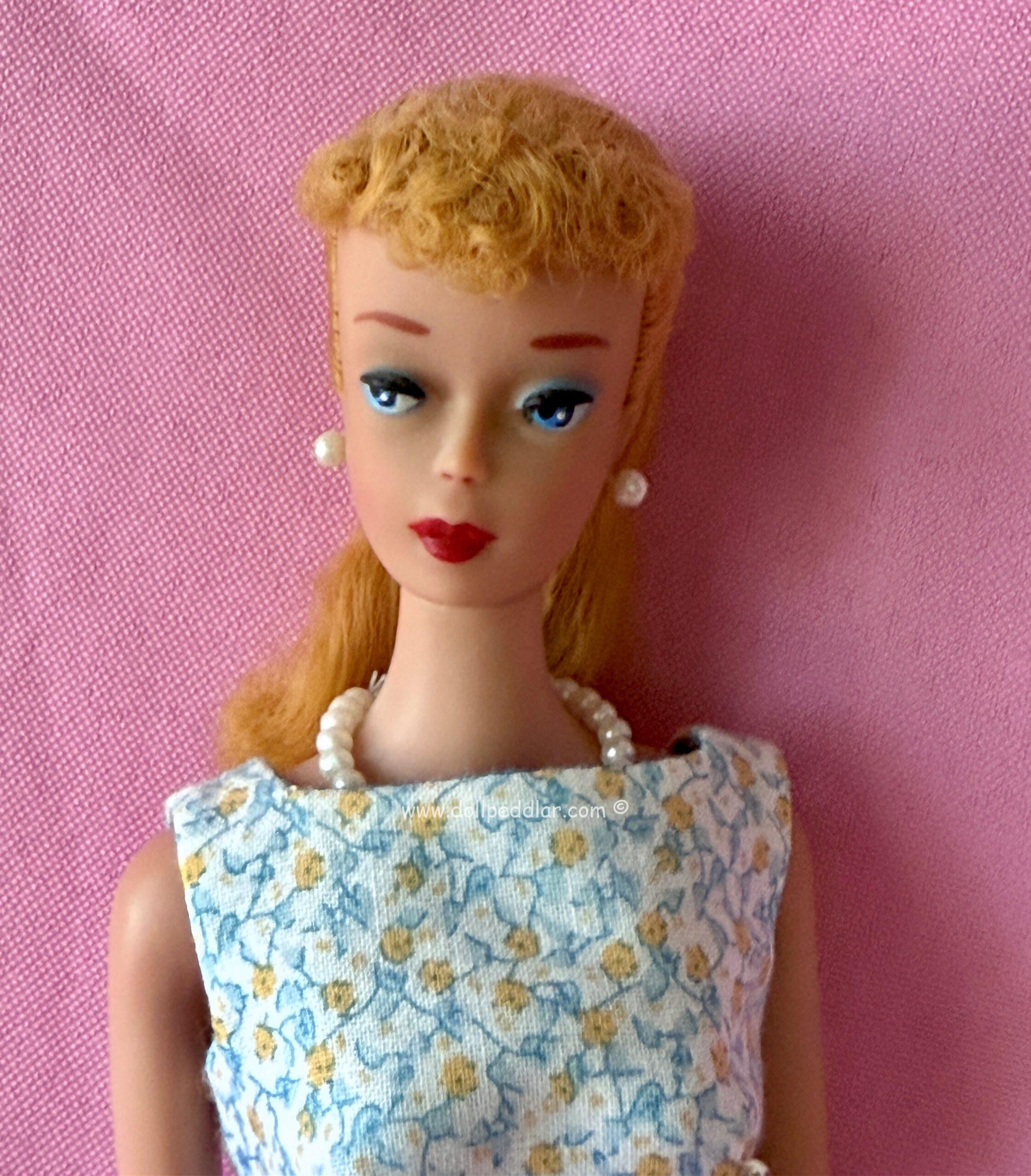 Vintage Number 4 Blonde Ponytail Barbie in Replica Outfit MINT/NEAR MINT