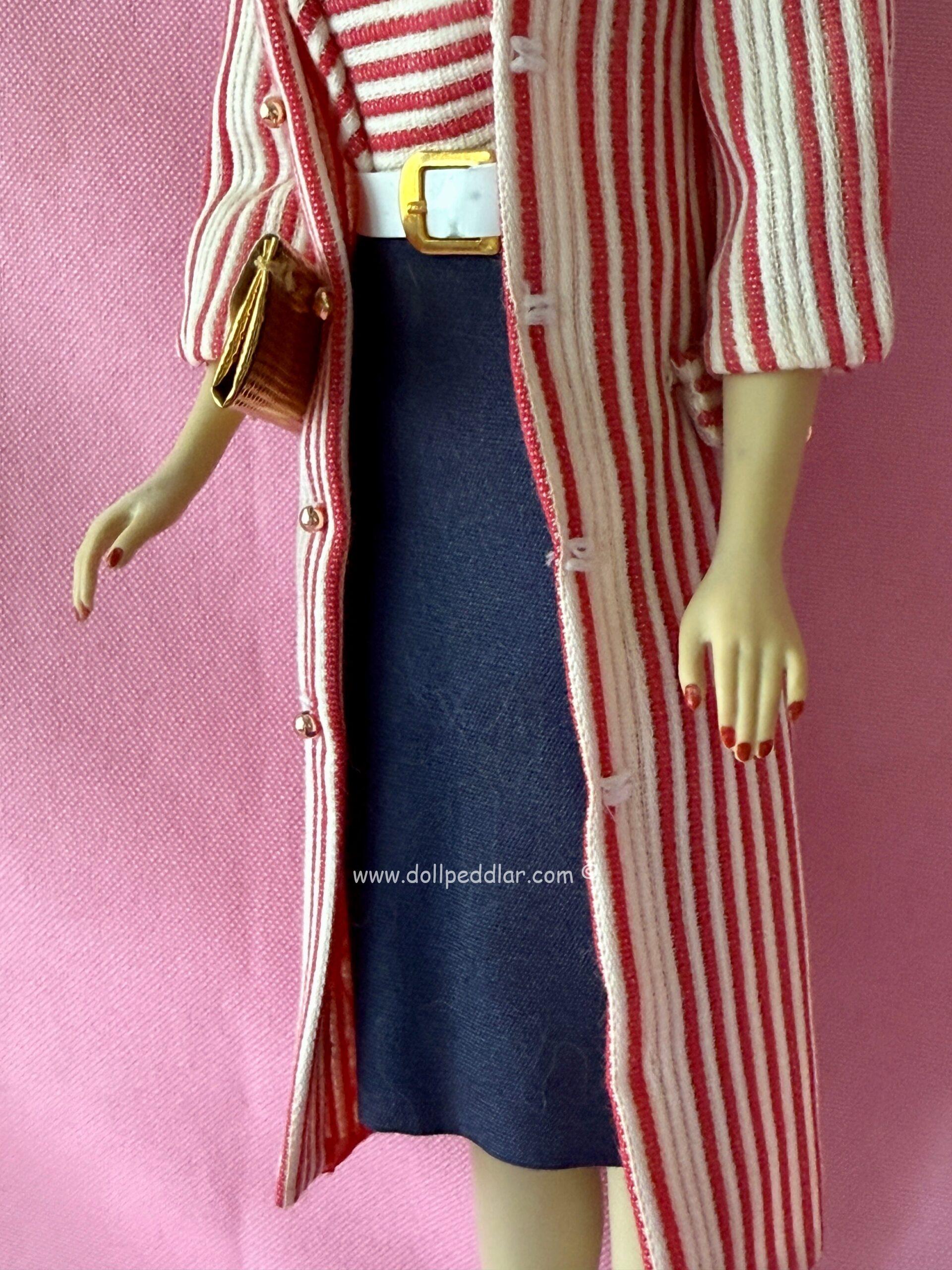 #11591 Vintage Barbie Reproduction Roman Holiday COAT AND DRESS ONLY - Image 5