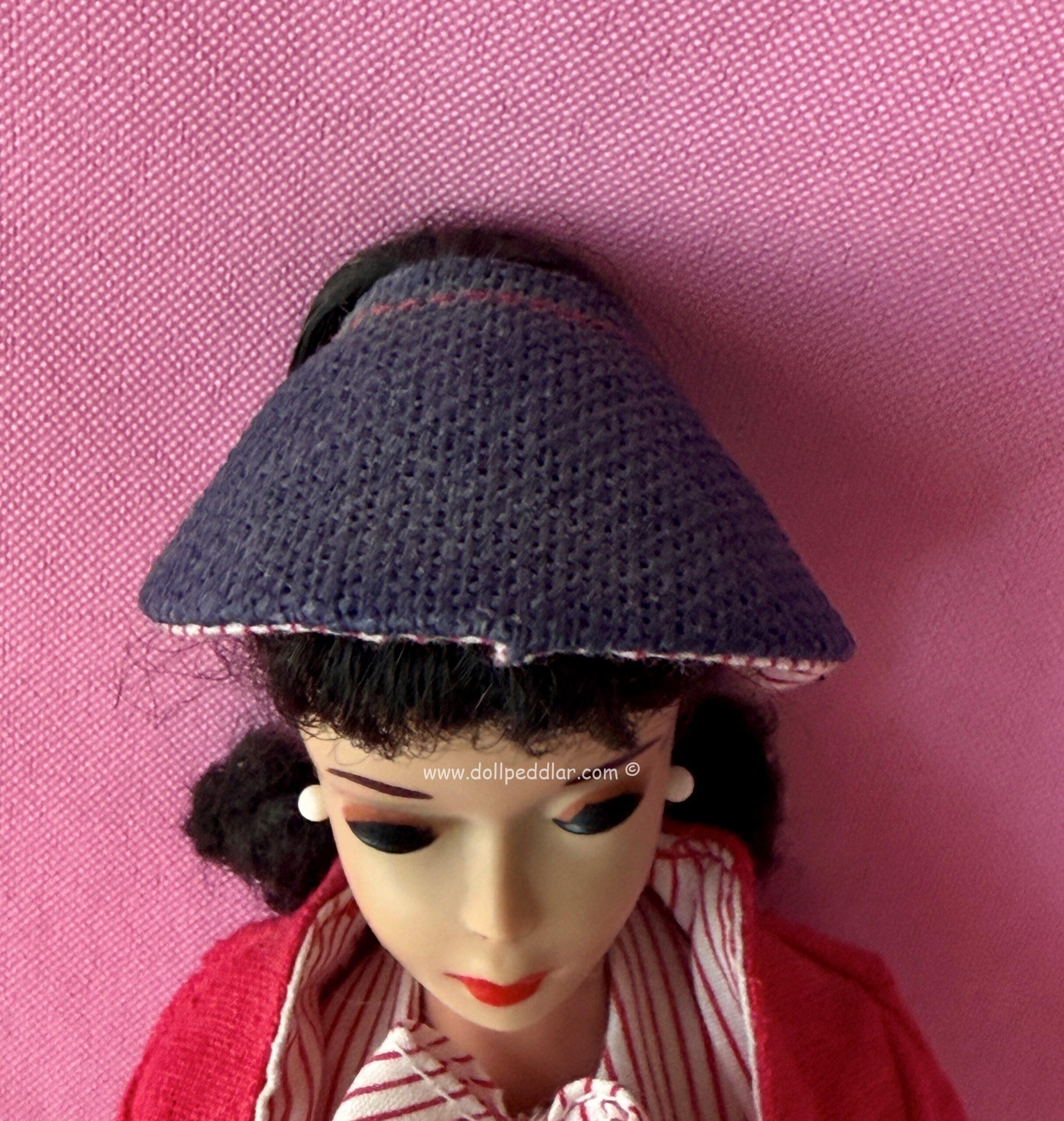 #850 Vintage Barbie #3 Brunette Ponytail Barbie NUDE/NEAR MINT - Image 5