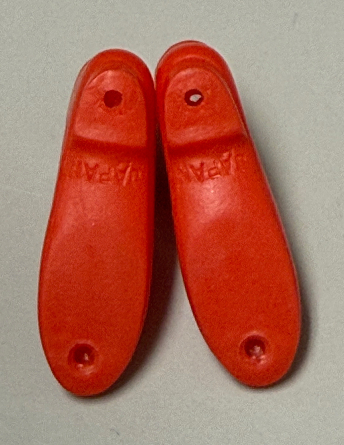 Vintage Barbie Red Ice Skating Boots NO BLADES - Image 3