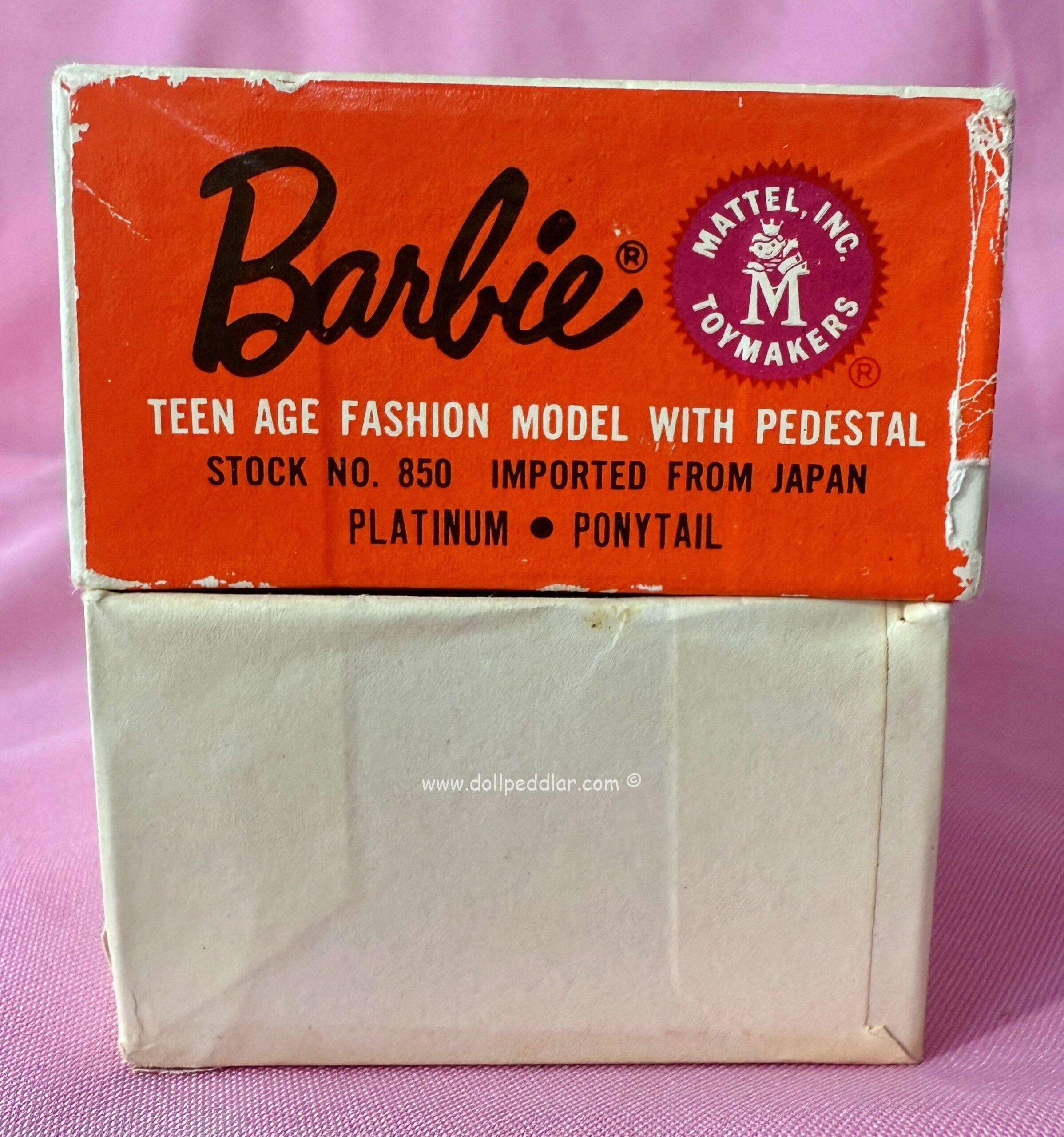 #850 Vintage Platinum Swirl Ponytail Barbie MIB w/Wrist Tag - Image 31