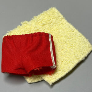 #750 Vintage Ken Red Trunks and Yellow Towel ONLY