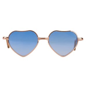 Dolly Mori Lolli Heart-Shaped Sunglasses BLUE