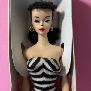 #850 Brunette Ponytail Barbie NRFB Mint/Complete in Box