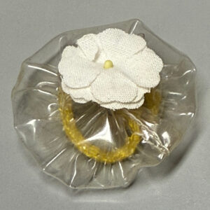 Vintage Shower Cap with Flower (Fits Barbie Size)