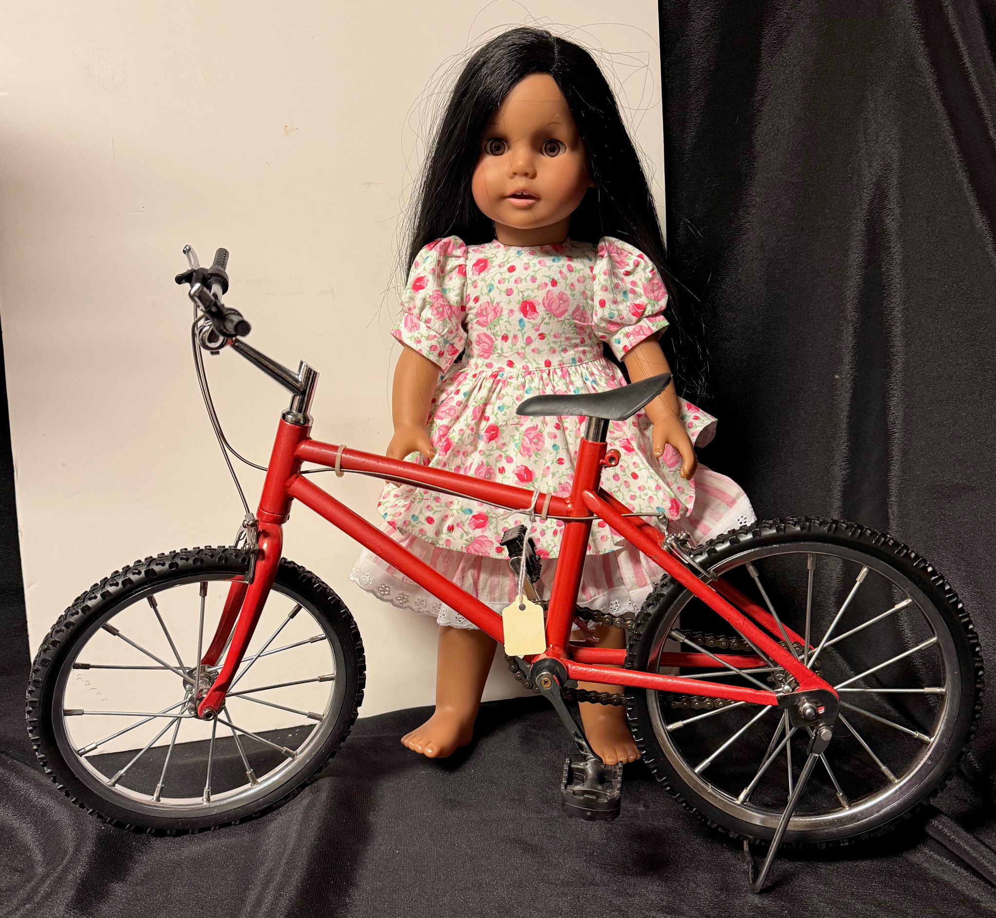 Gotz Red Metal Bicycle for 18" Play Dolls - Image 5