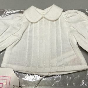 Boneka White Long Puff Sleeve Blouse with Collar 25cm 11″