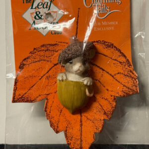 Charming Tails Leaf & Acorn Club Pin