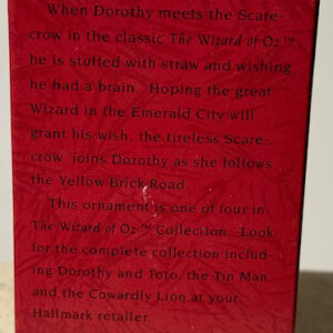Hallmark 1994 Wizard of oz The Scarecrow Ornament