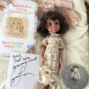 Connie Lowe Lulu 12″ Artist Proof Extremely limited “Lulu Visits the Toy Store”