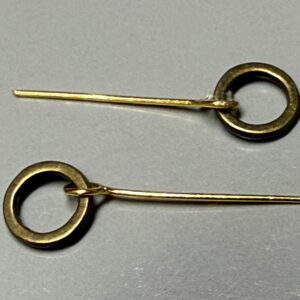 Reproduction Barbie Loop Earrings (Gold) One Pair