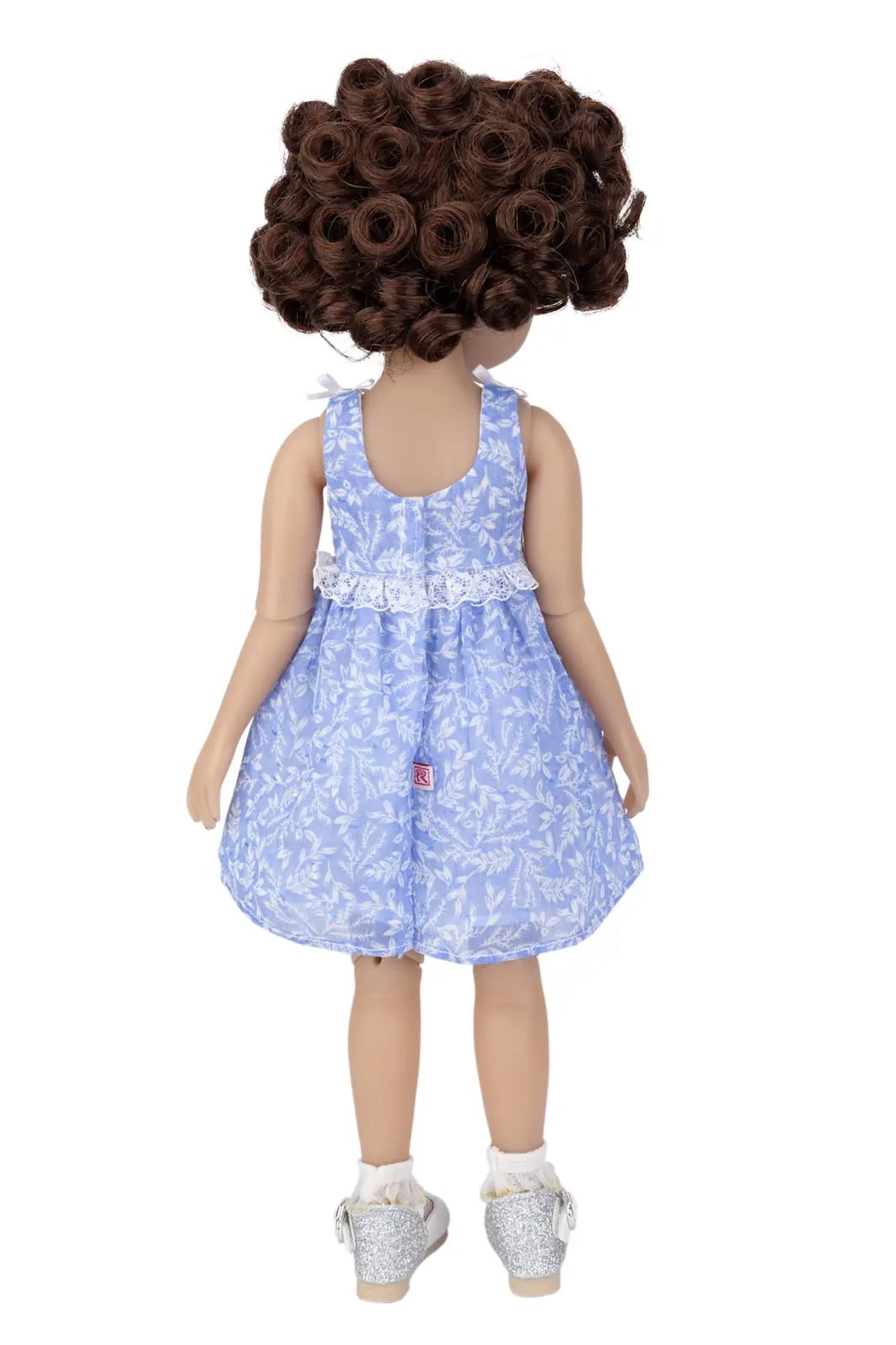 Ruby Red Fashion Friends Leaf & Lace Delight Dress Only for 14.5" - Image 4