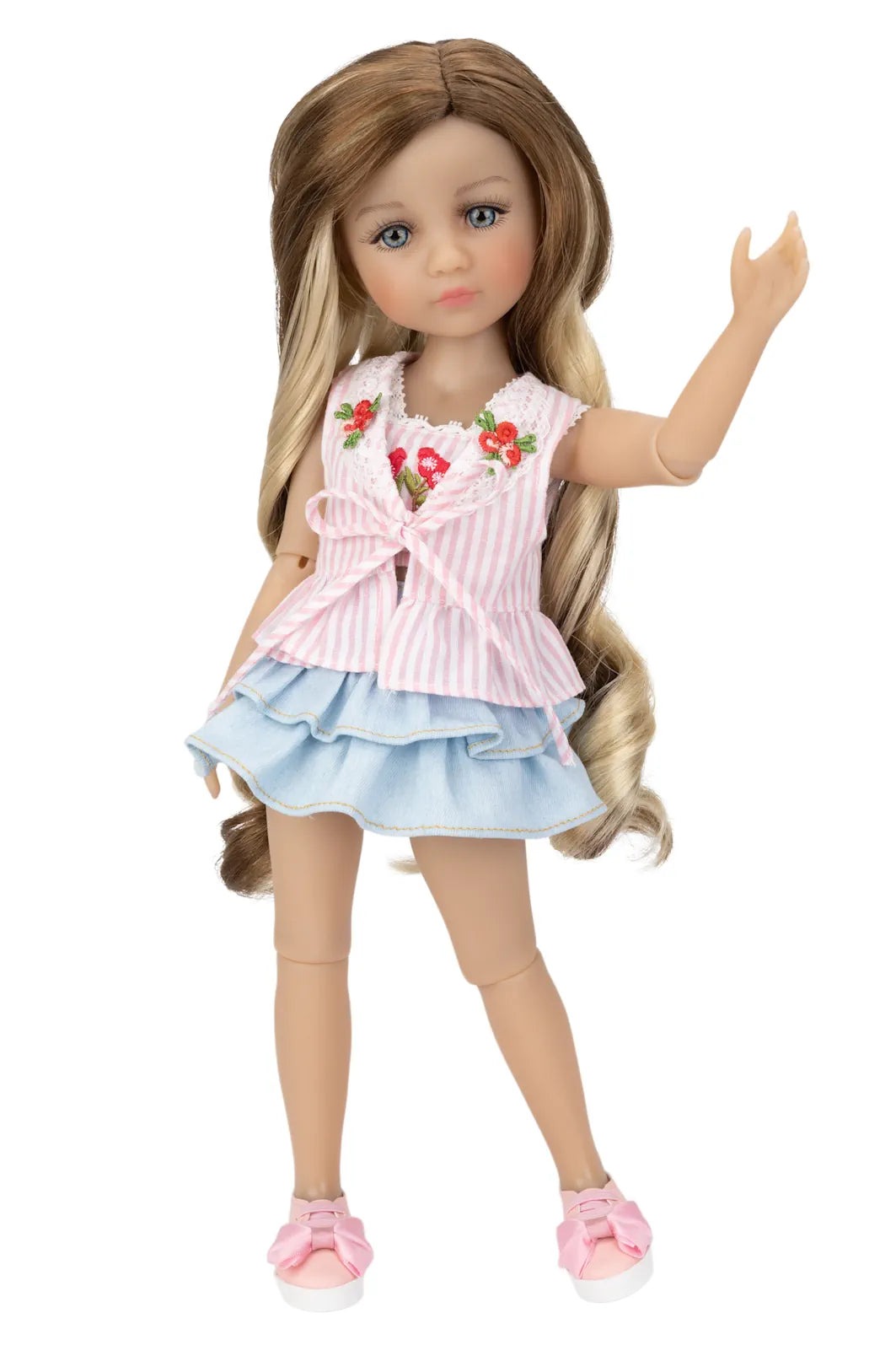 Ruby Red Fashion Friend. Joy in Bloom - Rosa 14.5" - Image 3