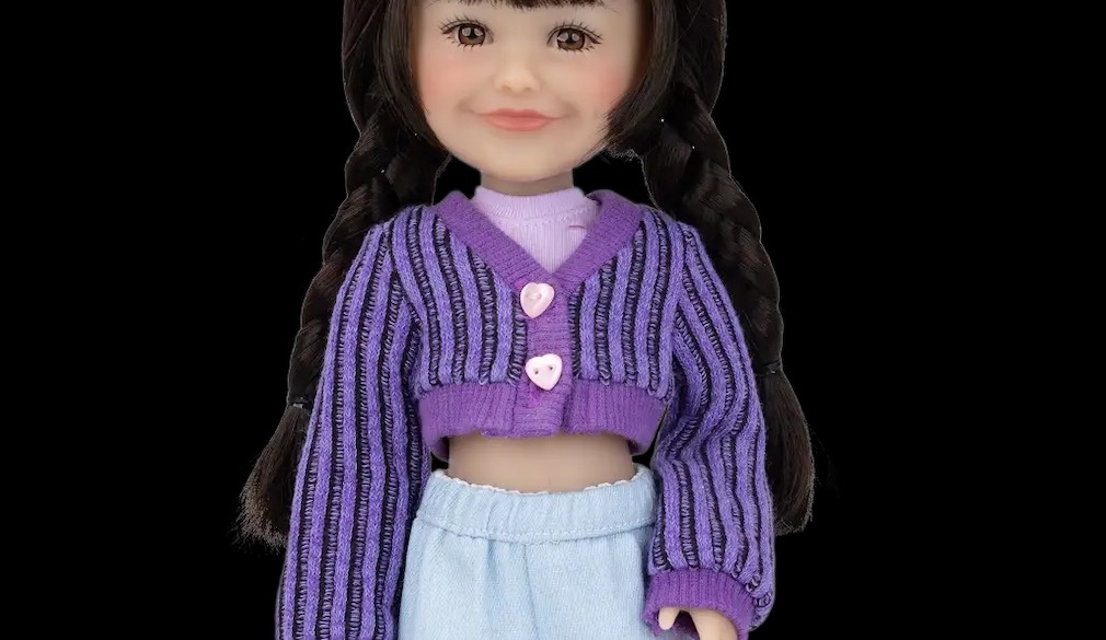 Ruby Red Siblies Finley Doll 12″ vinyl with 9 joints. nrfb in