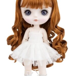 Dolly Mori Lolli Curly Wig with Bangs (Ginger)