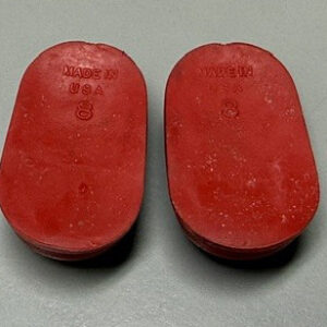Vintage Red Plastic Mary Jane Shoes (Fits 8″ Ginny/Madame Alexander)