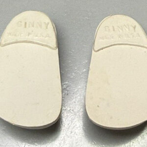 Vintage Vogue Ginny White Plastic Shoes