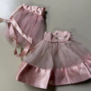 Vintage Pink Dress & Slip (Fits 8″ Ginny, Etc) Not Tagged