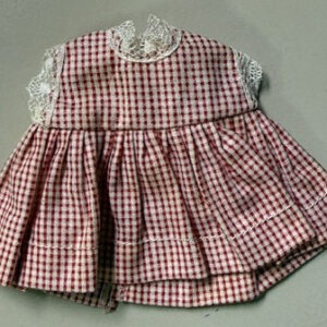 Vintage Vogue Ginny Tagged Red and White Check Dress MINT