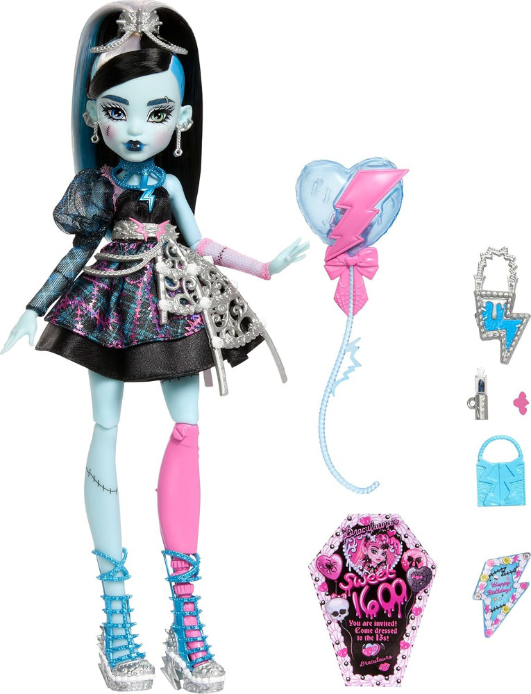 JBG75 Monster High Scary Sweet Birthday Frankie Stein Doll - Image 2