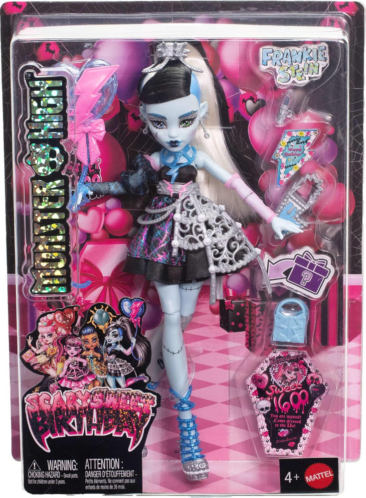 JBG75 Monster High Scary Sweet Birthday Frankie Stein Doll - Image 3